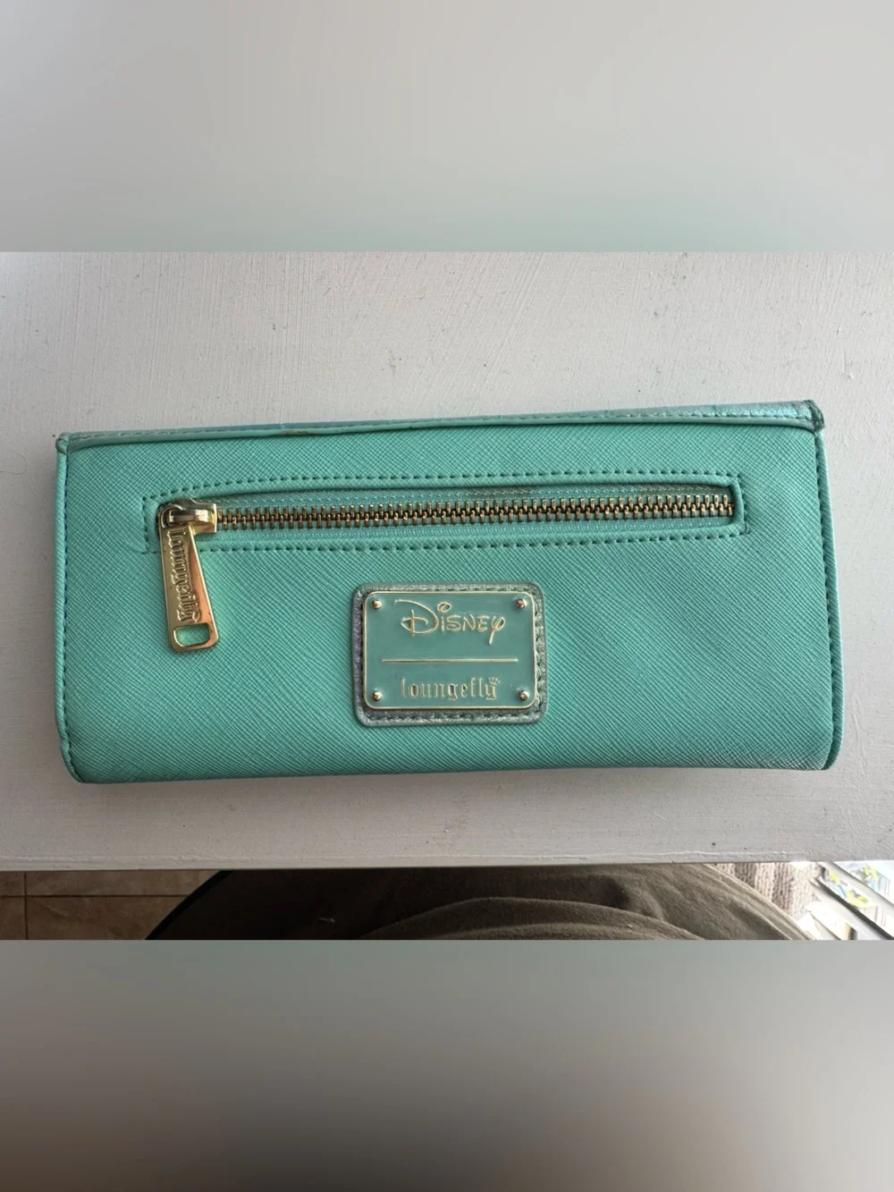 Loungefly Iridescent Teal and Purple Mermaid-Scale Phone Wallet